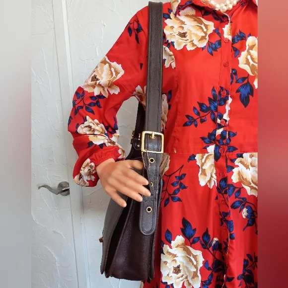 Coach Stewardess Bag #9525, 1996, Mahogany Brown - Picture 13 of 16